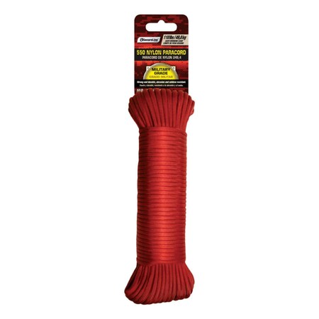 Lehigh Paracord Red 5/32X50Ft NPC5503250R